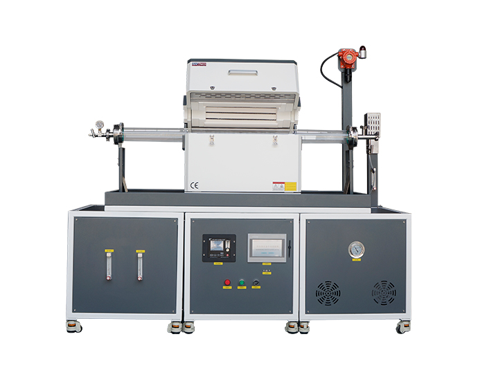 帶滑軌的氫氣還原管式爐